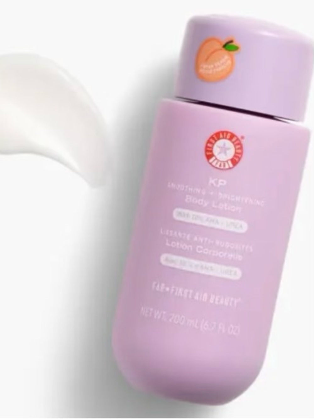 First Aid Beauty KP Smoothing + Brightening Body Lotion Fresh Peach